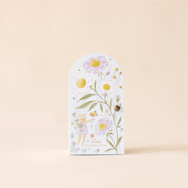 Tiny Olivia the honey bear