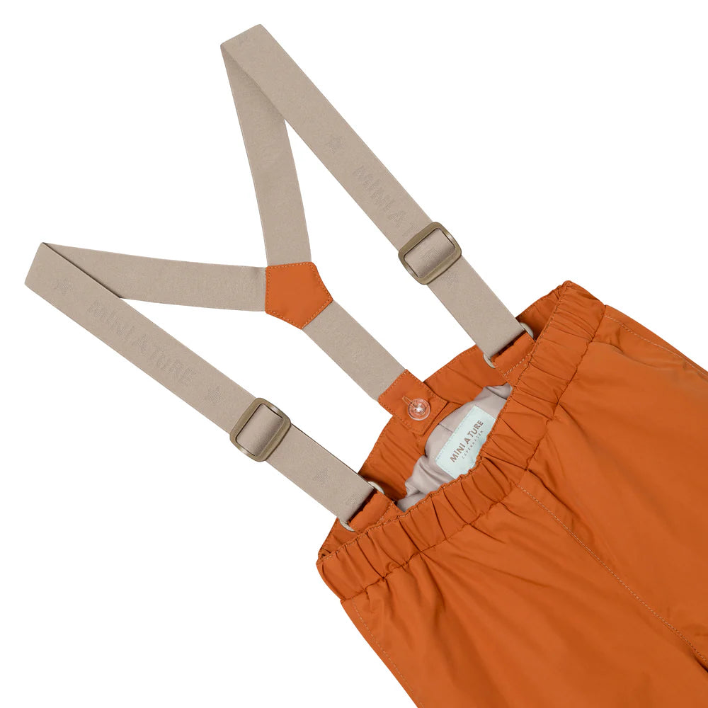Mini A Ture - MATWILAS snow pants. - Leather brown
