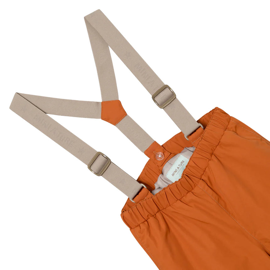 Mini A Ture - MATWILAS snow pants. - Leather brown