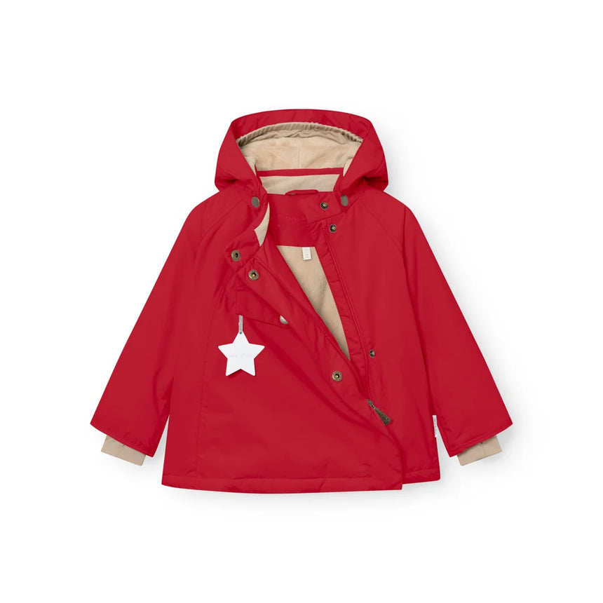 Mini A Ture - Wang fleece lined winter jacket - Chili pepper