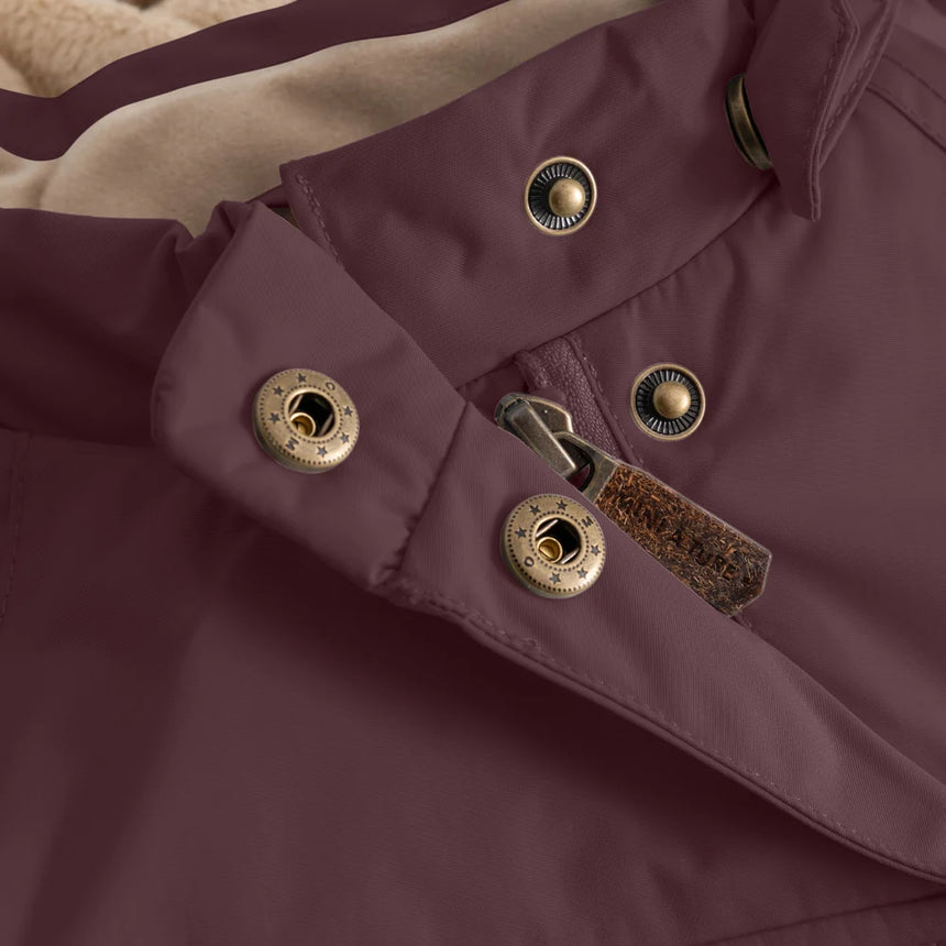 Mini A Ture - Wang fleece lined winter jacket - Fudge aubergine