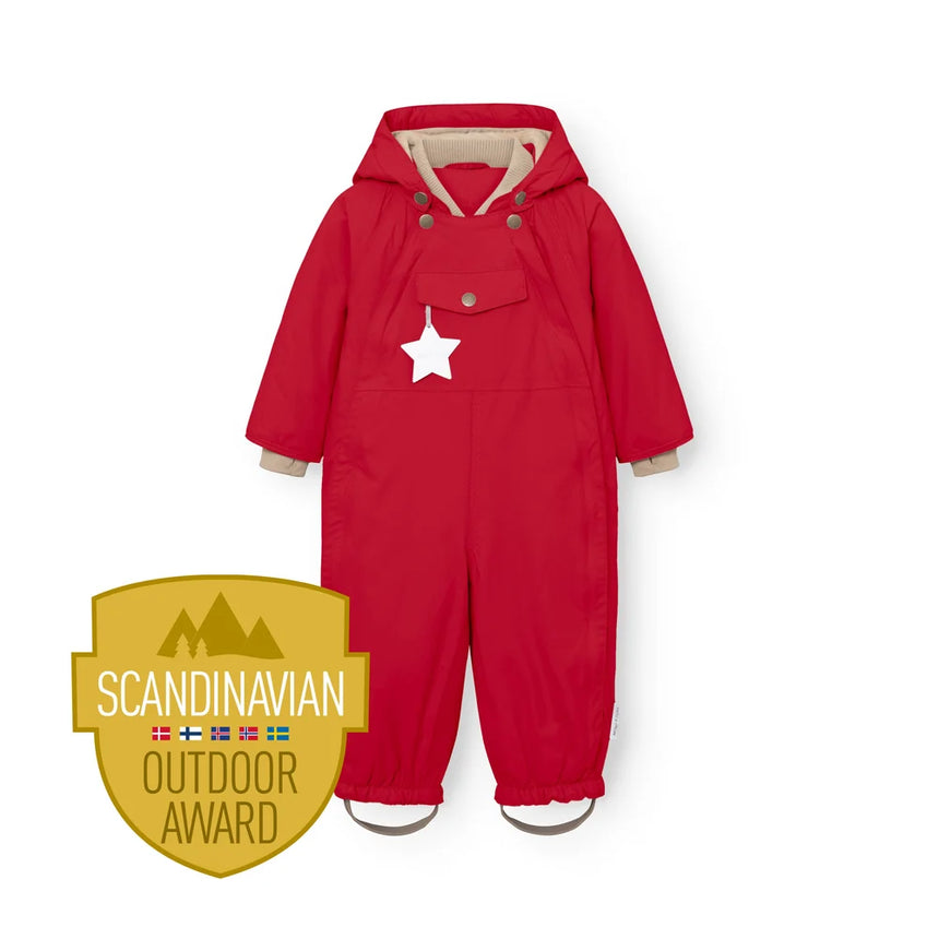 Mini A Ture - Wisti fleece lined snowsuit - Chili pepper