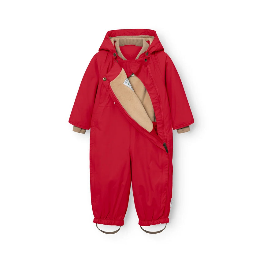 Mini A Ture - Wisti fleece lined snowsuit - Chili pepper