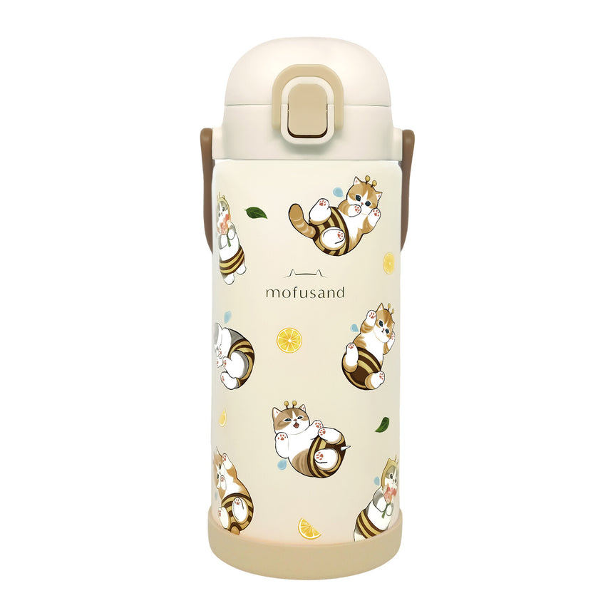 Skater Water Bottle Mofusand One Push 1000ml