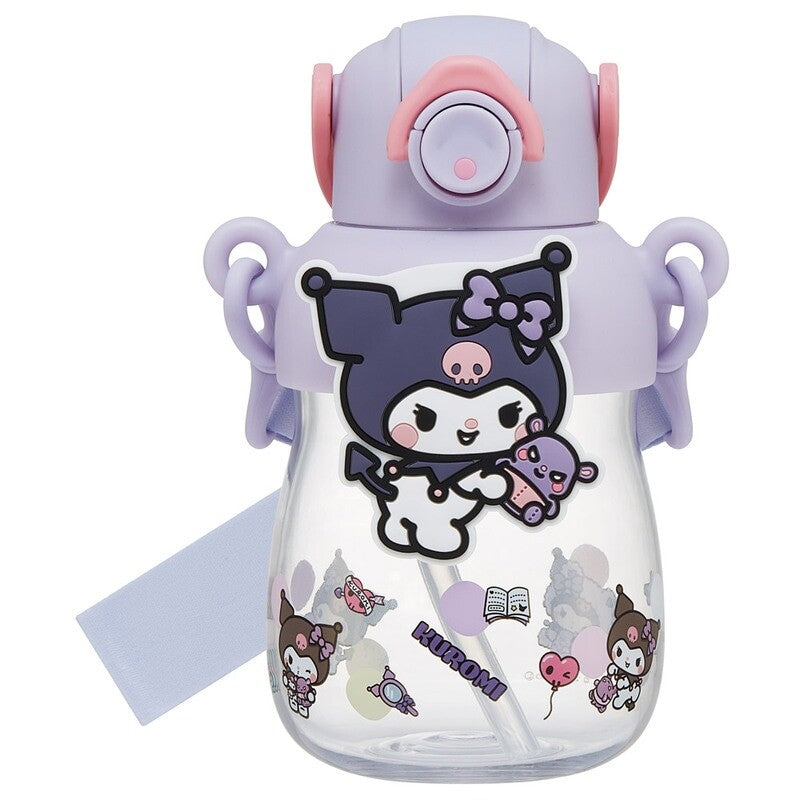 Skater Water Bottle KUROMI 650ml