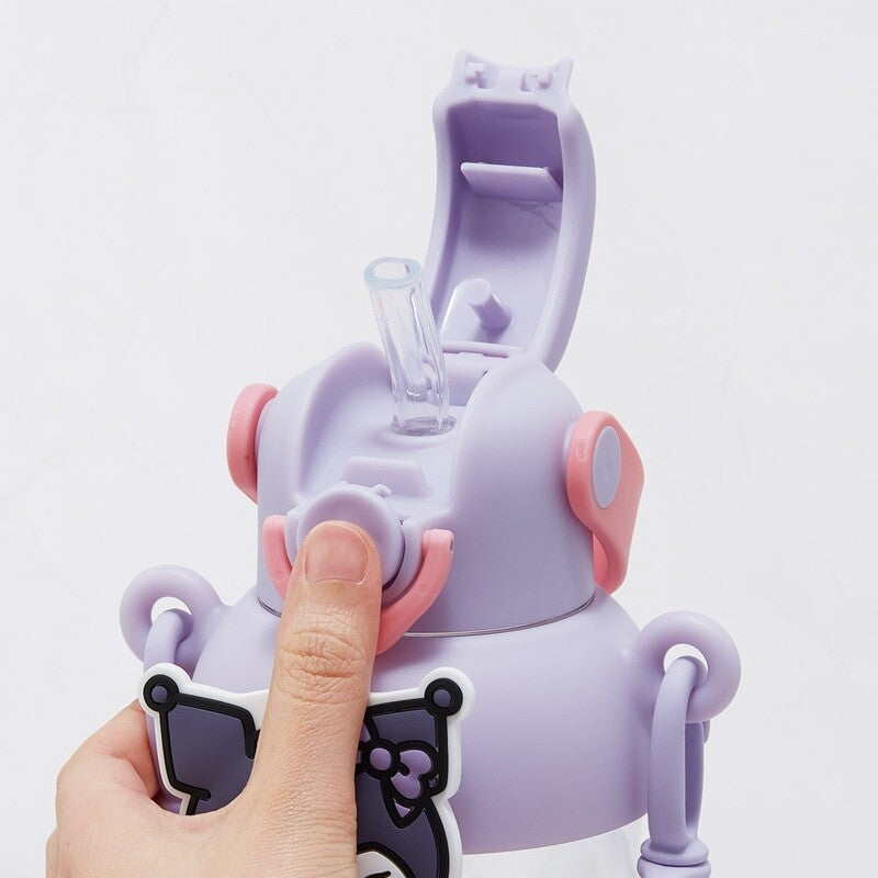 Skater Water Bottle KUROMI 650ml