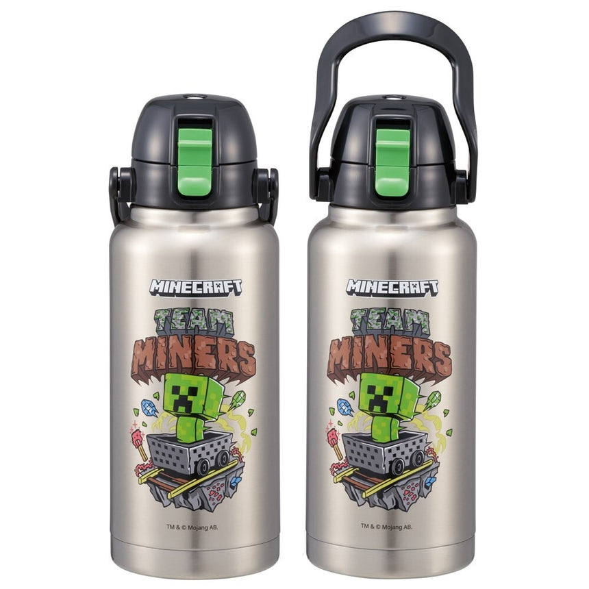 Skater One-push Direct Minecraft Stainless Steel Bottle 1000ml