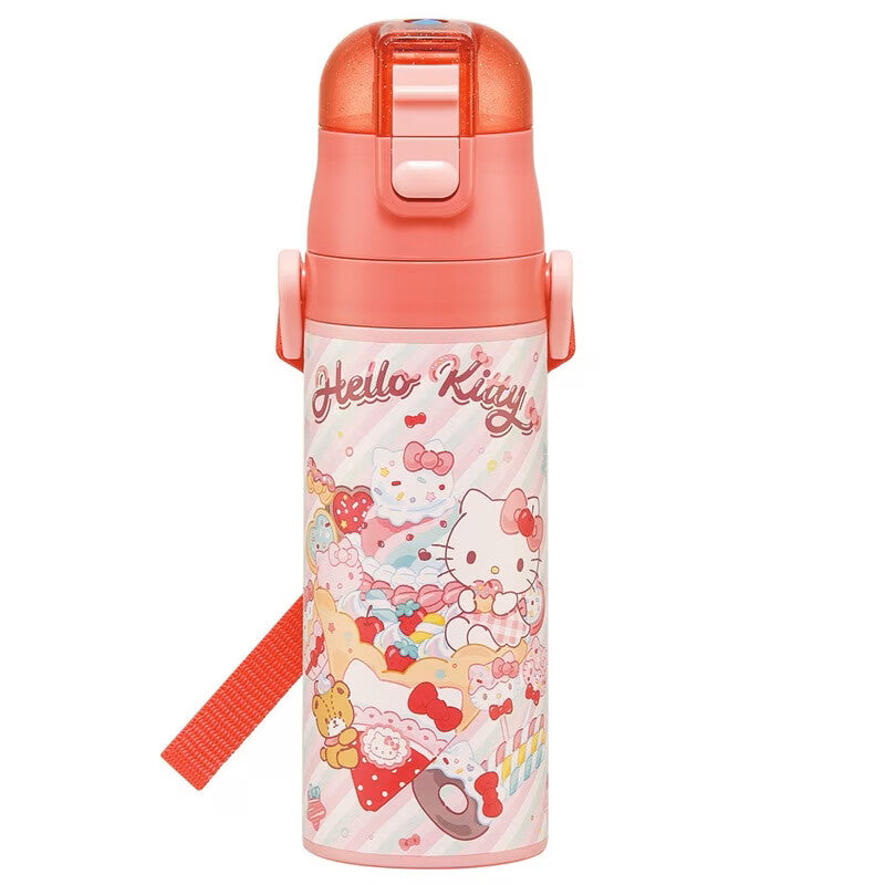 Skater Stainless Steel Water Bottle Hello Kitty 470ml