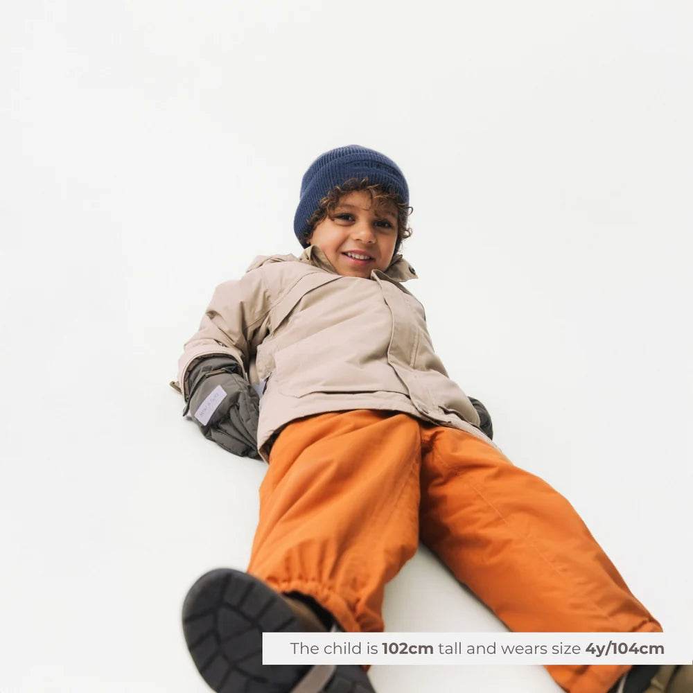 Mini A Ture - MATWILAS snow pants. - Leather brown