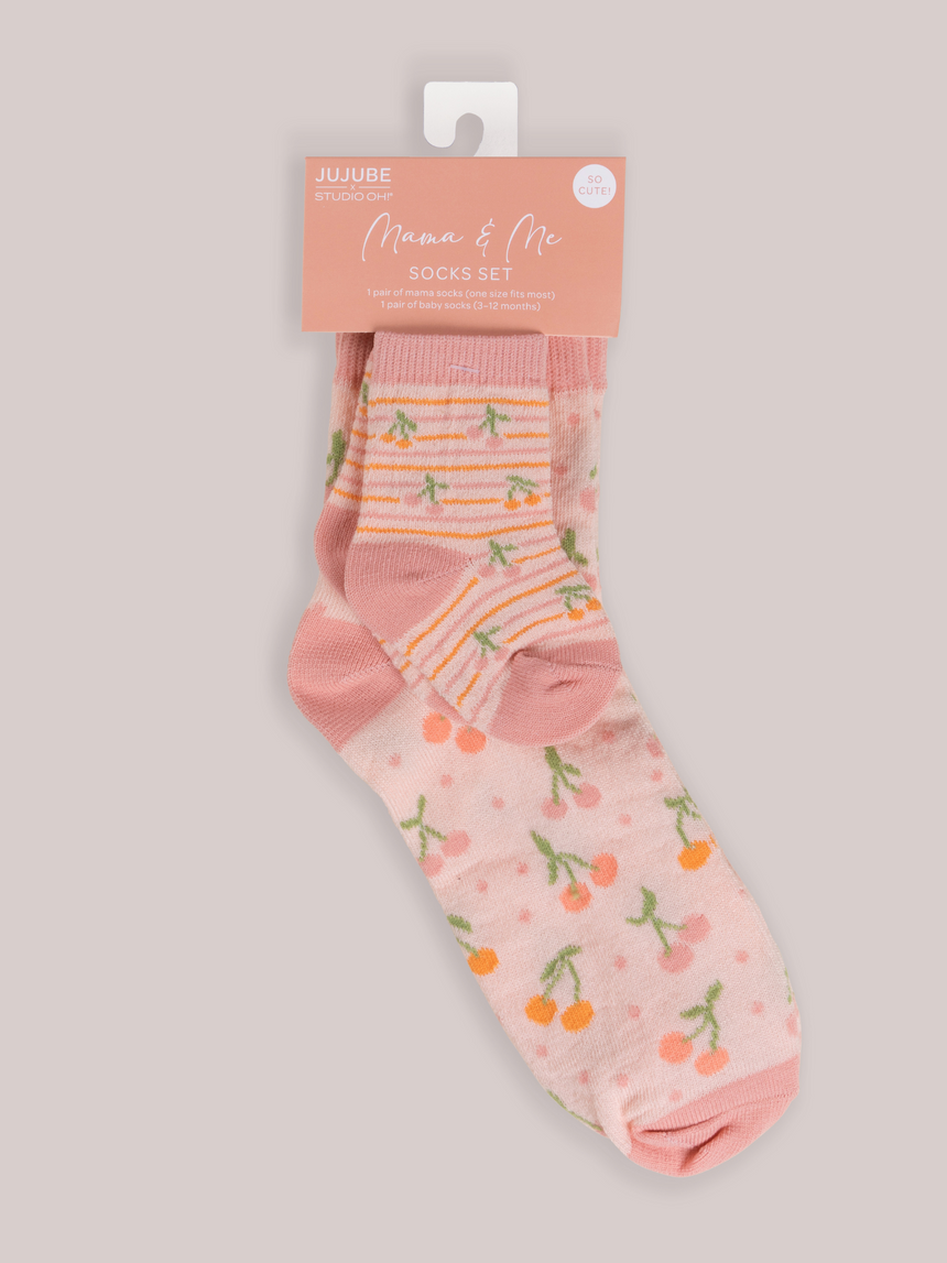 Mini Me Socks Sets Cherry Cute by Doodle By Meg