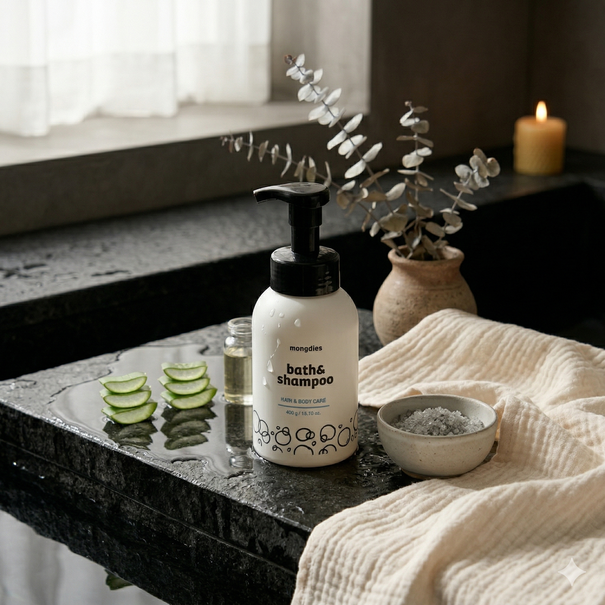 Mongdies Foaming Bath & Shampoo