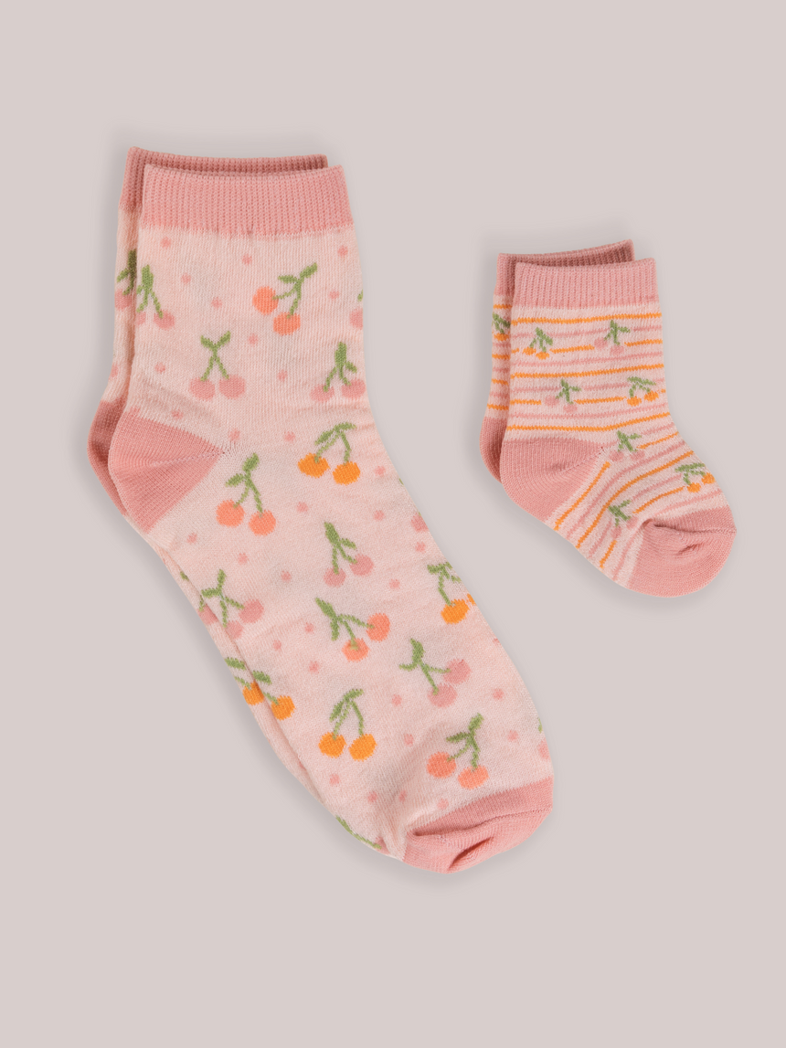 Mini Me Socks Sets Cherry Cute by Doodle By Meg