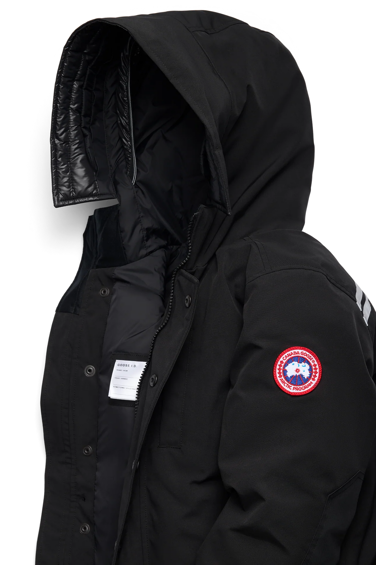 Parka Canada Goose Logan pour jeune - Noir sans fourrure