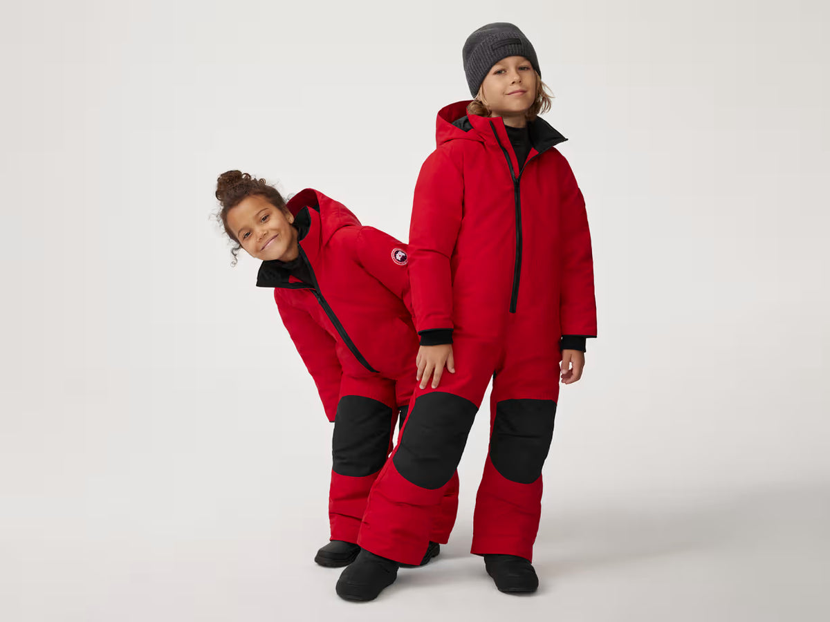 Canada Goose Kids Grizzly Snowsuit - Fortune Red - Size 2-3Y