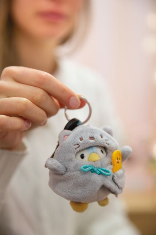 NICI Mymochi Penguin Waddle with duck and cat costume