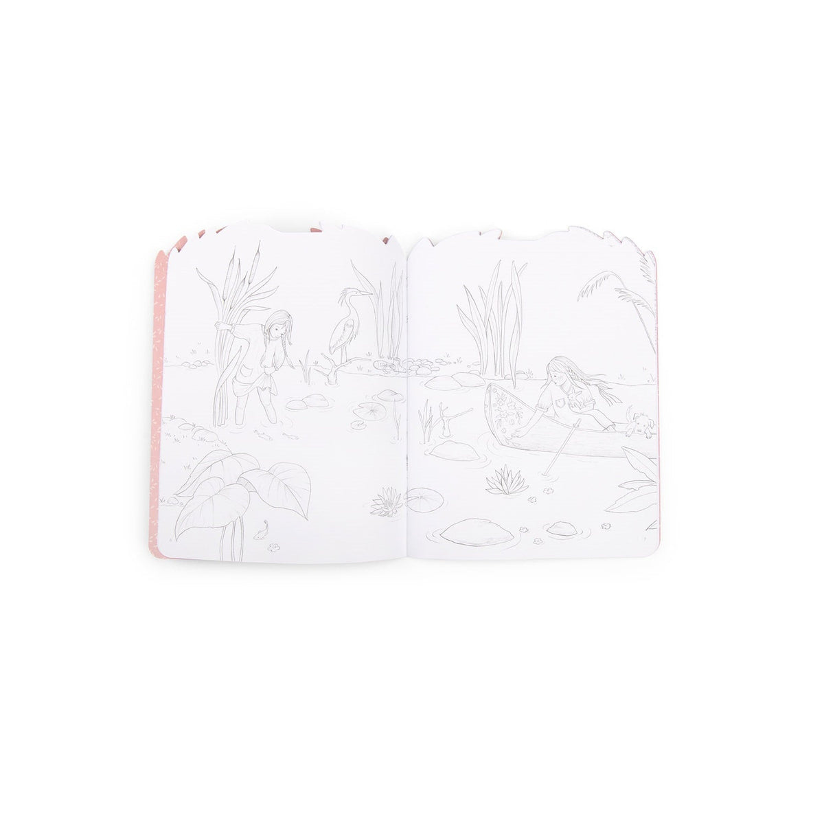 Moulin Roty Les Rosalies - Colouring Book w/ Stickers
