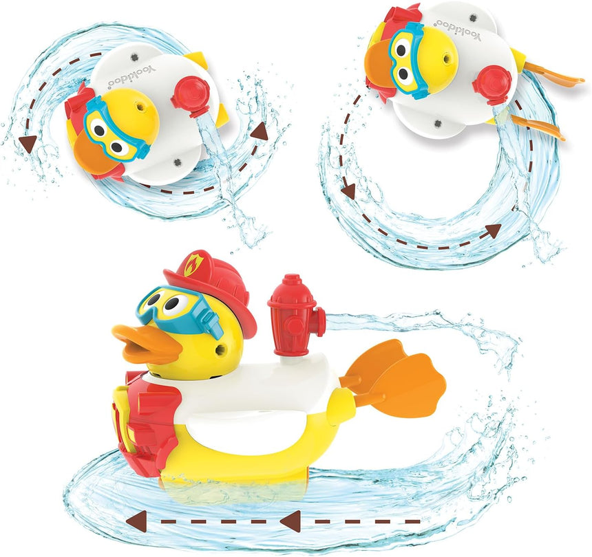 Yookidoo Jet Duck Firefighter Bath Toy