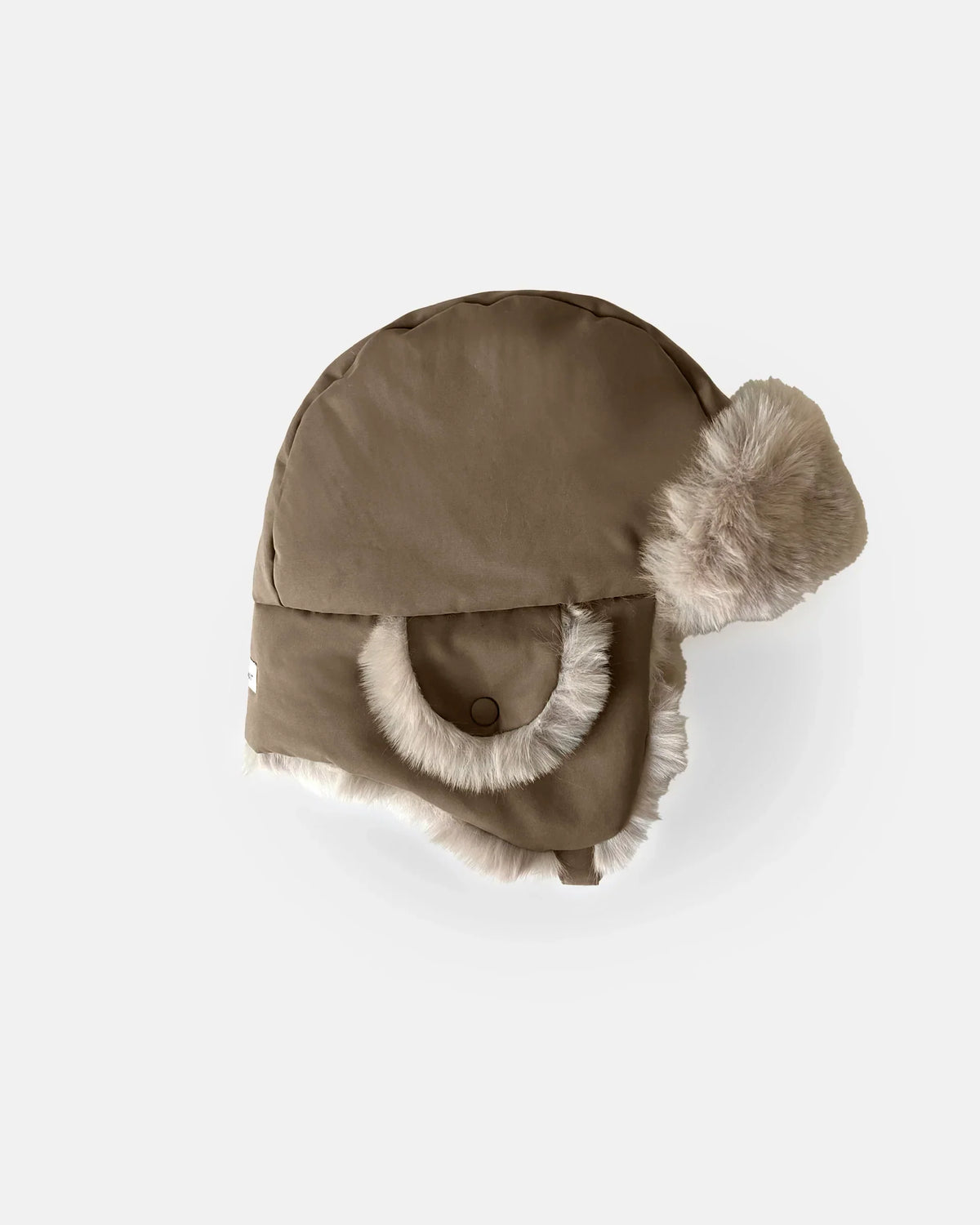 7AM Enfant The Chapka Hat - Helsinki Moss Brown Faux Fur - Princess and the Pea Boutique