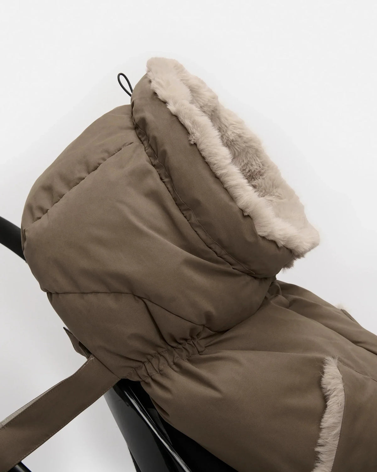 7AM Enfant Blanket 212 Evolution - Helsinki Moss Brown Faux Fur - Princess and the Pea Boutique