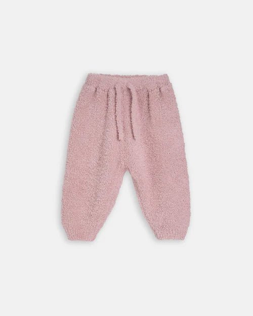 7AM Enfant Boxy Lounge Pants - Fuzzy Ash Rose - Princess and the Pea Boutique