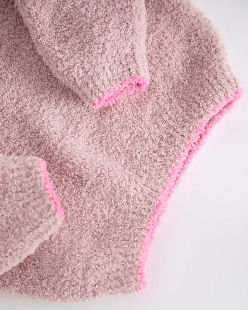7AM Enfant Boxy Sweater - Fuzzy Ash Rose - Princess and the Pea Boutique