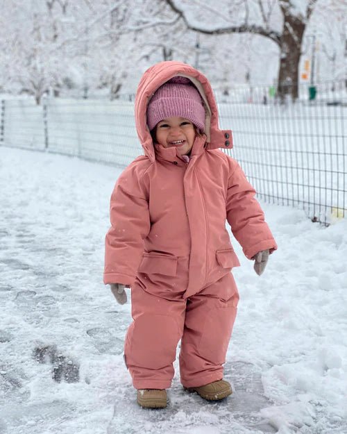 7AM Enfant Snowsuit Grand - Benji Plush Rose Dawn - Princess and the Pea Boutique