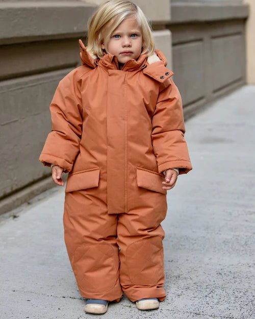 7AM Enfant Snowsuit Grand - Benji Plush Spice - Princess and the Pea Boutique