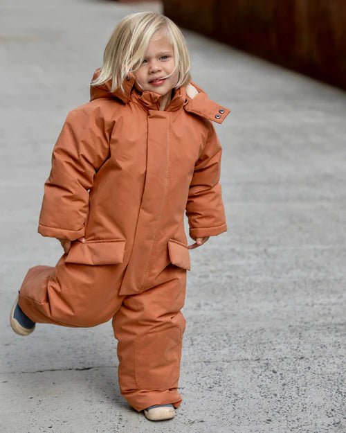 7AM Enfant Snowsuit Grand - Benji Plush Spice - Princess and the Pea Boutique