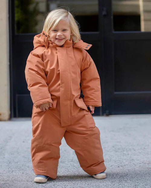 7AM Enfant Snowsuit Grand - Benji Plush Spice - Princess and the Pea Boutique