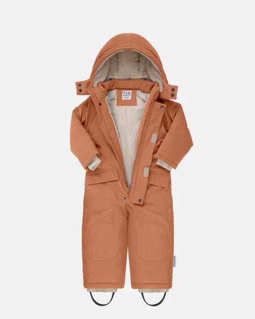 7AM Enfant Snowsuit Grand - Benji Plush Spice - Princess and the Pea Boutique