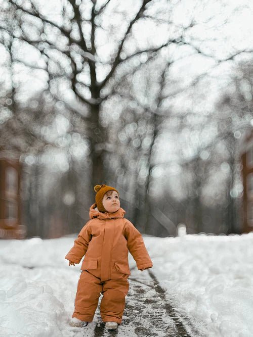 7AM Enfant Snowsuit Grand - Benji Plush Spice - Princess and the Pea Boutique