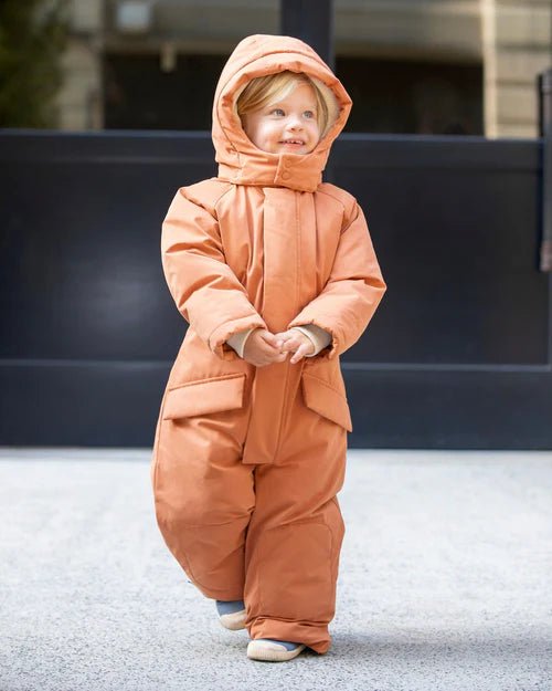 7AM Enfant Snowsuit Grand - Benji Plush Spice - Princess and the Pea Boutique