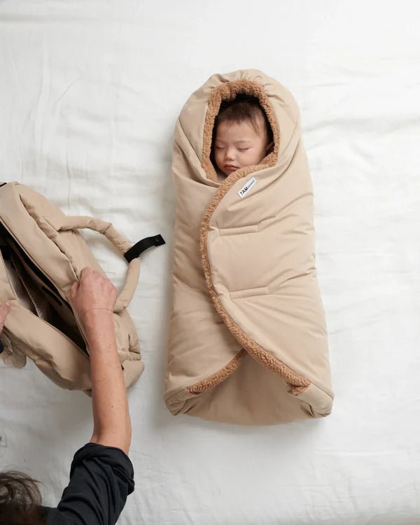 7AM Enfant Soho Carryall Benji - Oat - Princess and the Pea Boutique