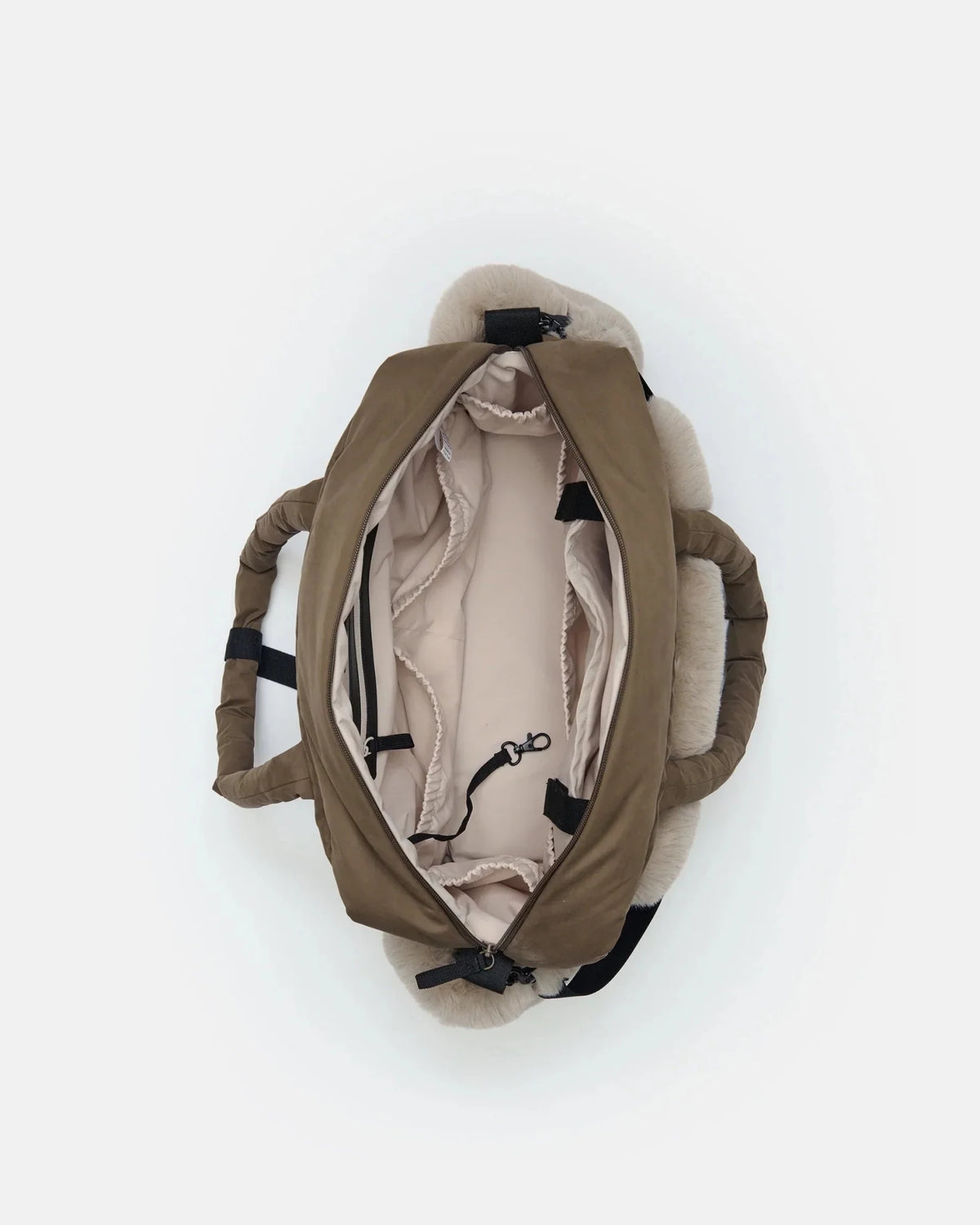 7AM Enfant Soho Diaper Carryall - Helsinki Appliqué Moss Brown - Princess and the Pea Boutique