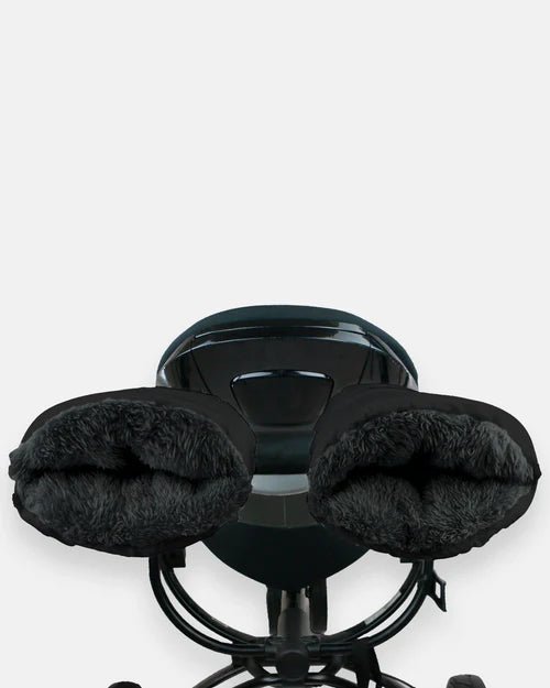 7AM Enfant Warmmuffs - Black Plush - Princess and the Pea Boutique