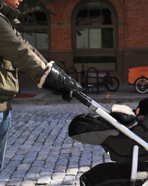 7AM Enfant Warmmuffs - Black Polar - Princess and the Pea Boutique