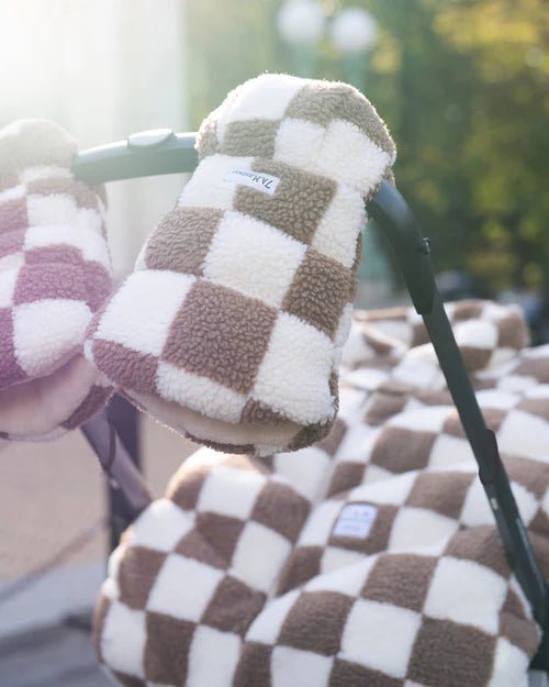7AM Enfant Warmmuffs - Checker Berber - Princess and the Pea Boutique