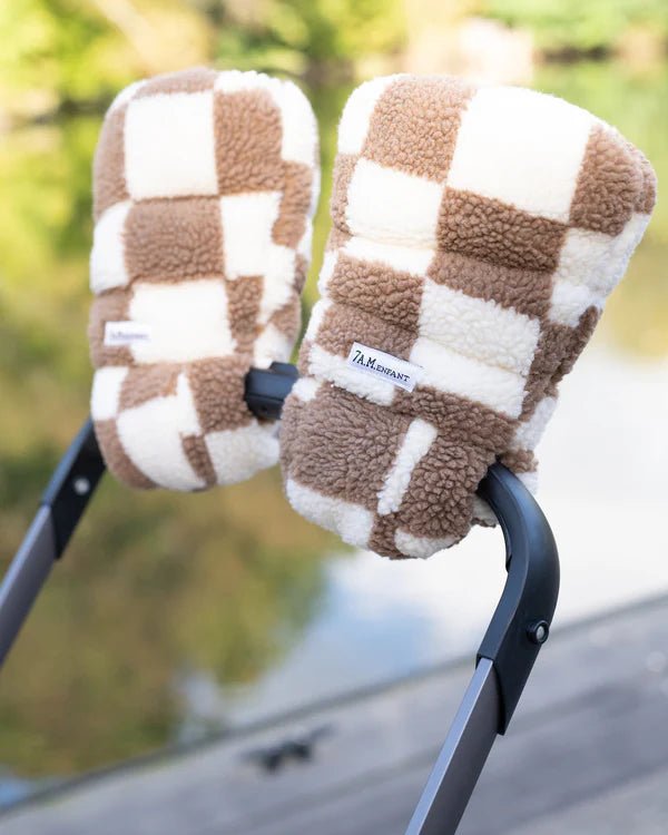 7AM Enfant Warmmuffs - Checker Berber - Princess and the Pea Boutique