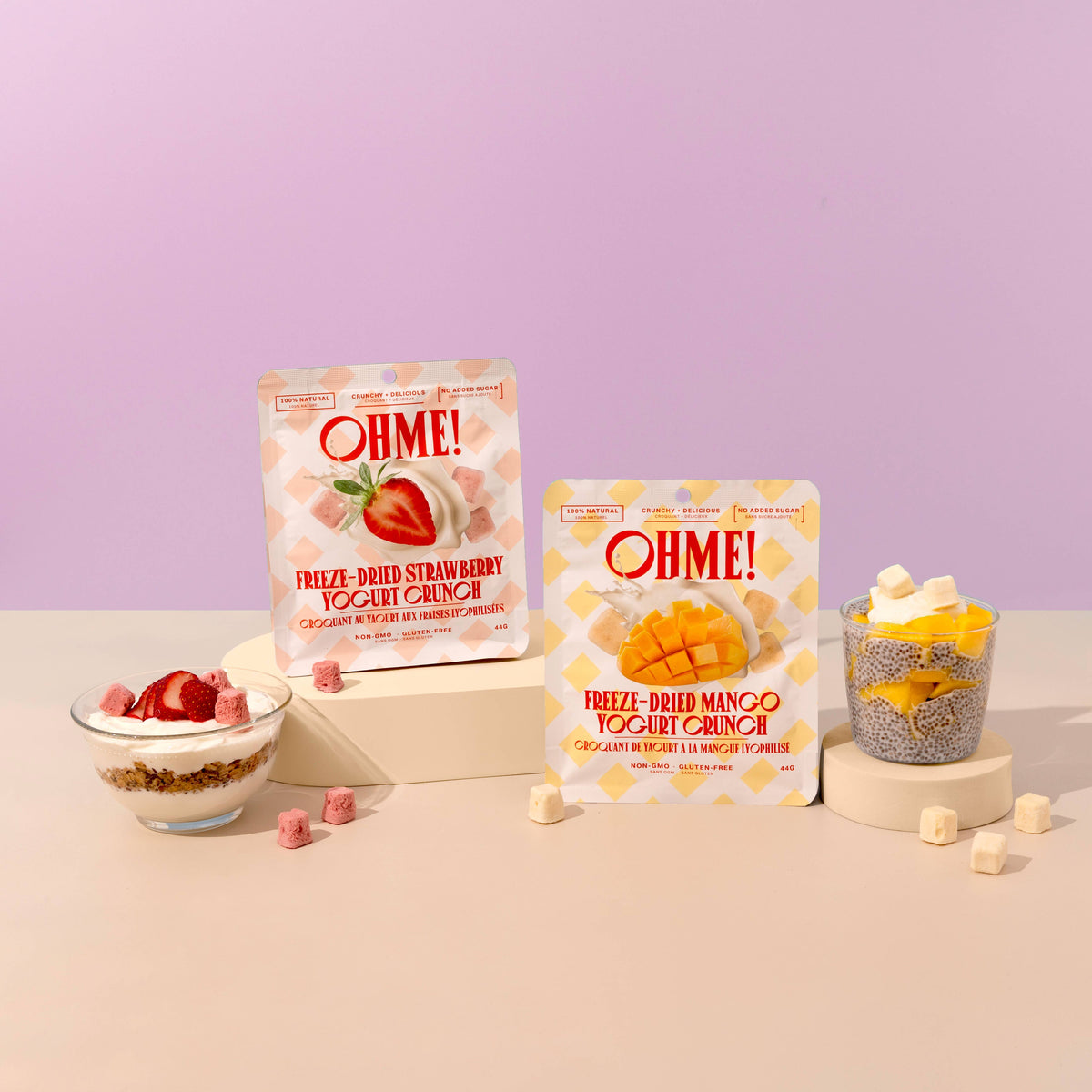 OHME! Strawberry Yogurt Crunch 44g - Princess and the Pea Boutique