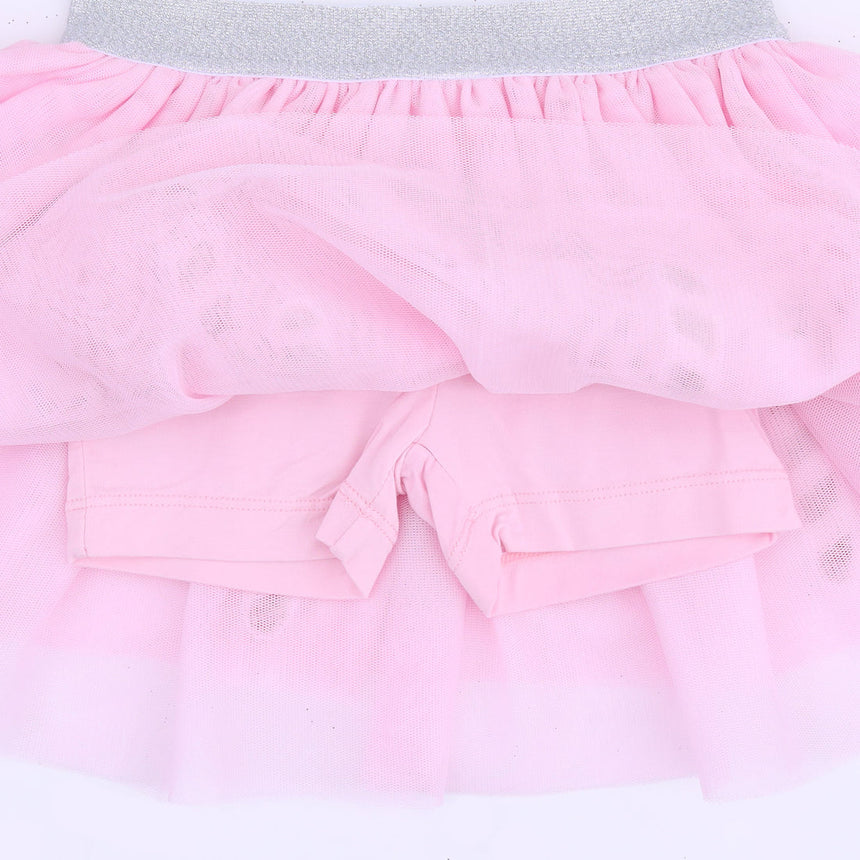 Angel Dear Tutu Skirt with Bike Shorts - Candy Canes