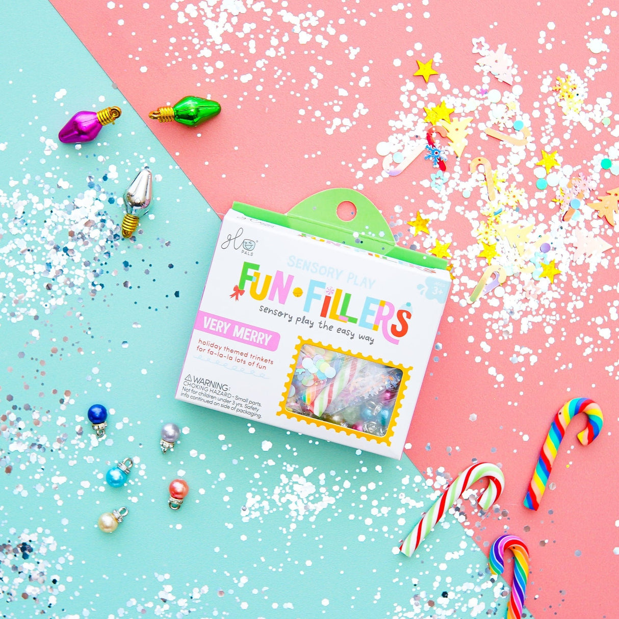 Glo Pals DIY Sensory Jar Gift Set - Sensory Snowglobe