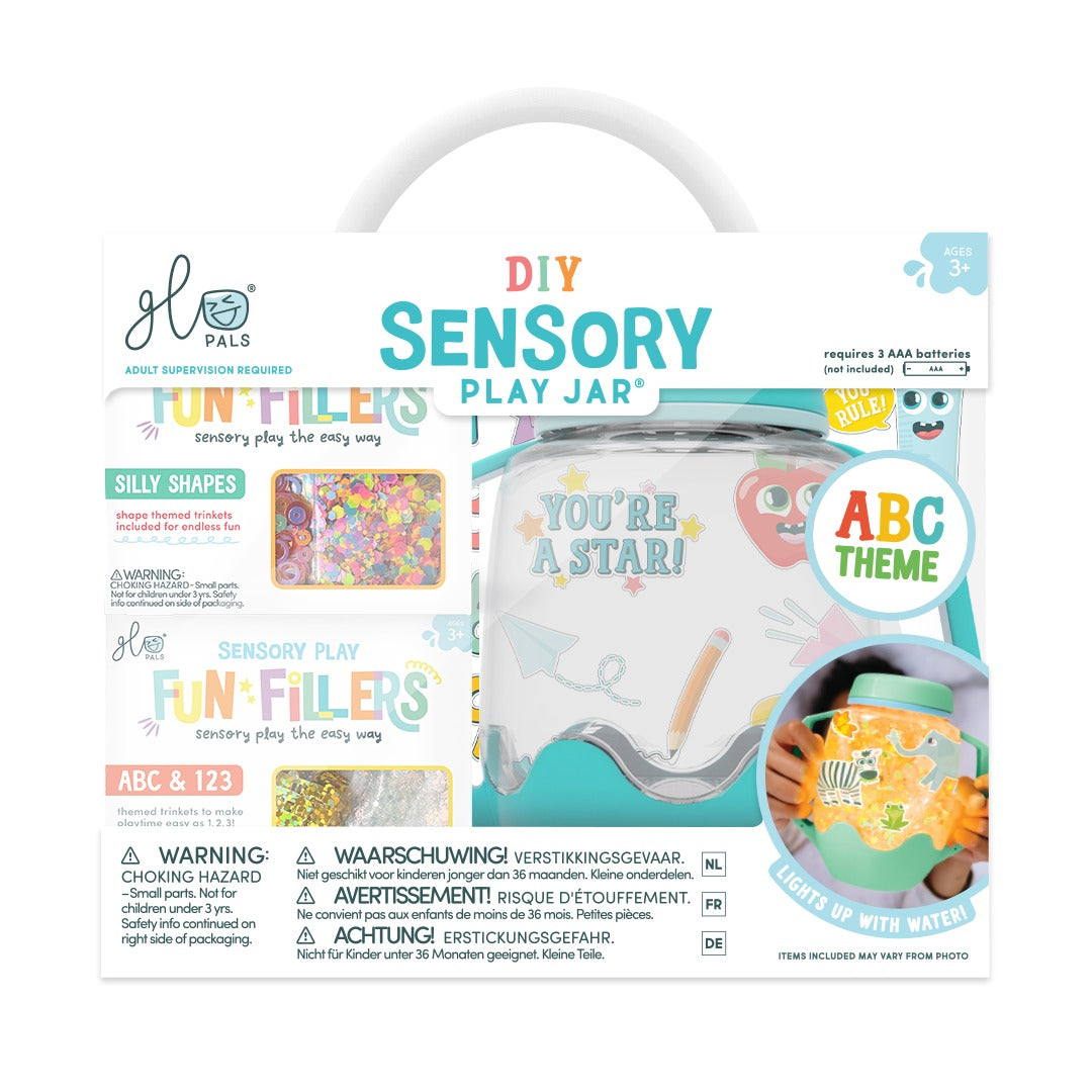 Glo Pals DIY Sensory Jar Gift Set - ABC Theme