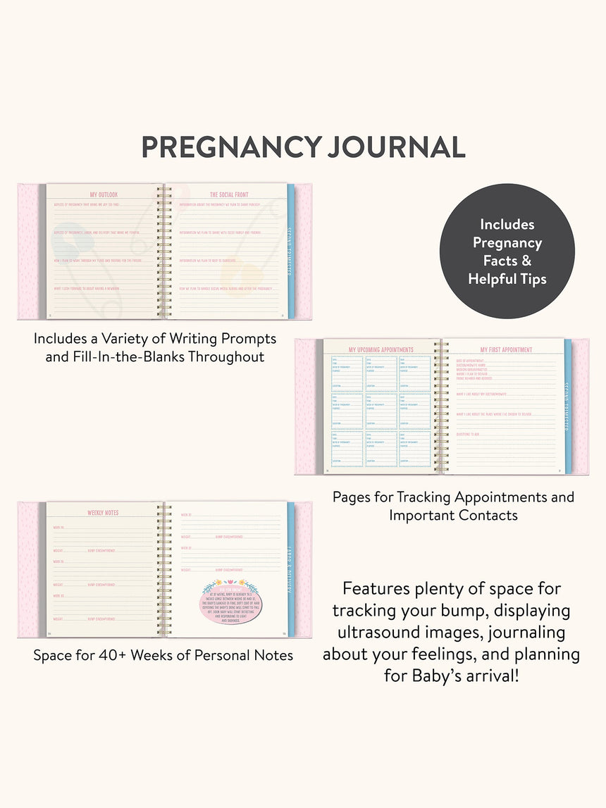 Bump For Joy! Pregnancy Journal (Pink)