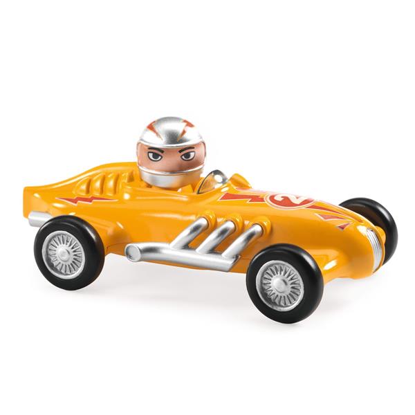 Djeco Crazy Motors - Yellow Super Speed - Princess and the Pea Boutique