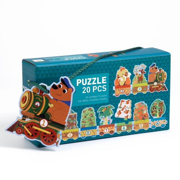 Djeco Puzzle duo - I count