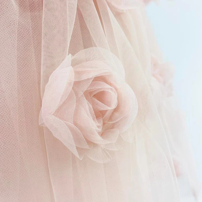 DOLLY The Rose Garden Tulle Ballerina Dress - Dolly Pink