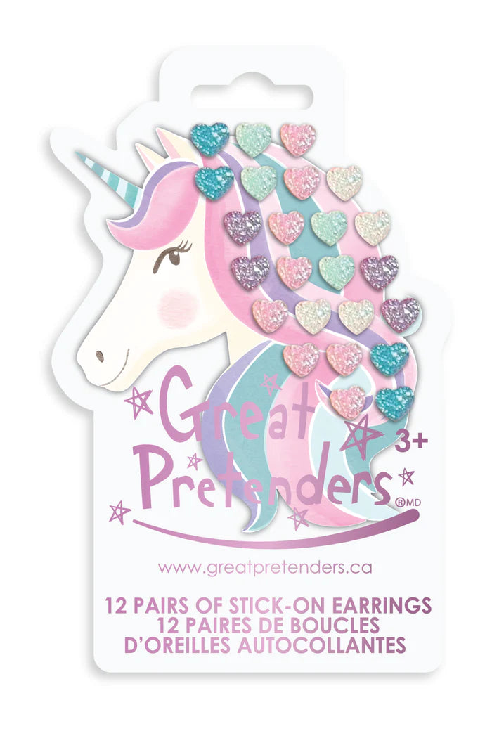 Great Pretenders - Rhinestone Royalty Stick On Earrings