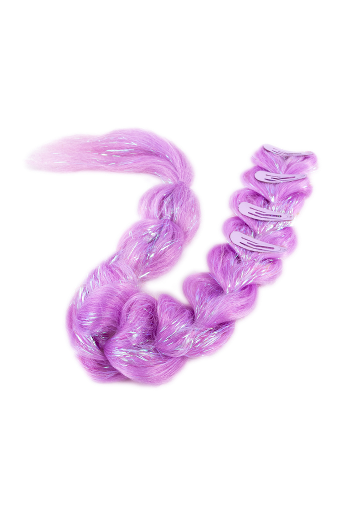 Great Pretenders - Rock Star Hair Braid, Purple