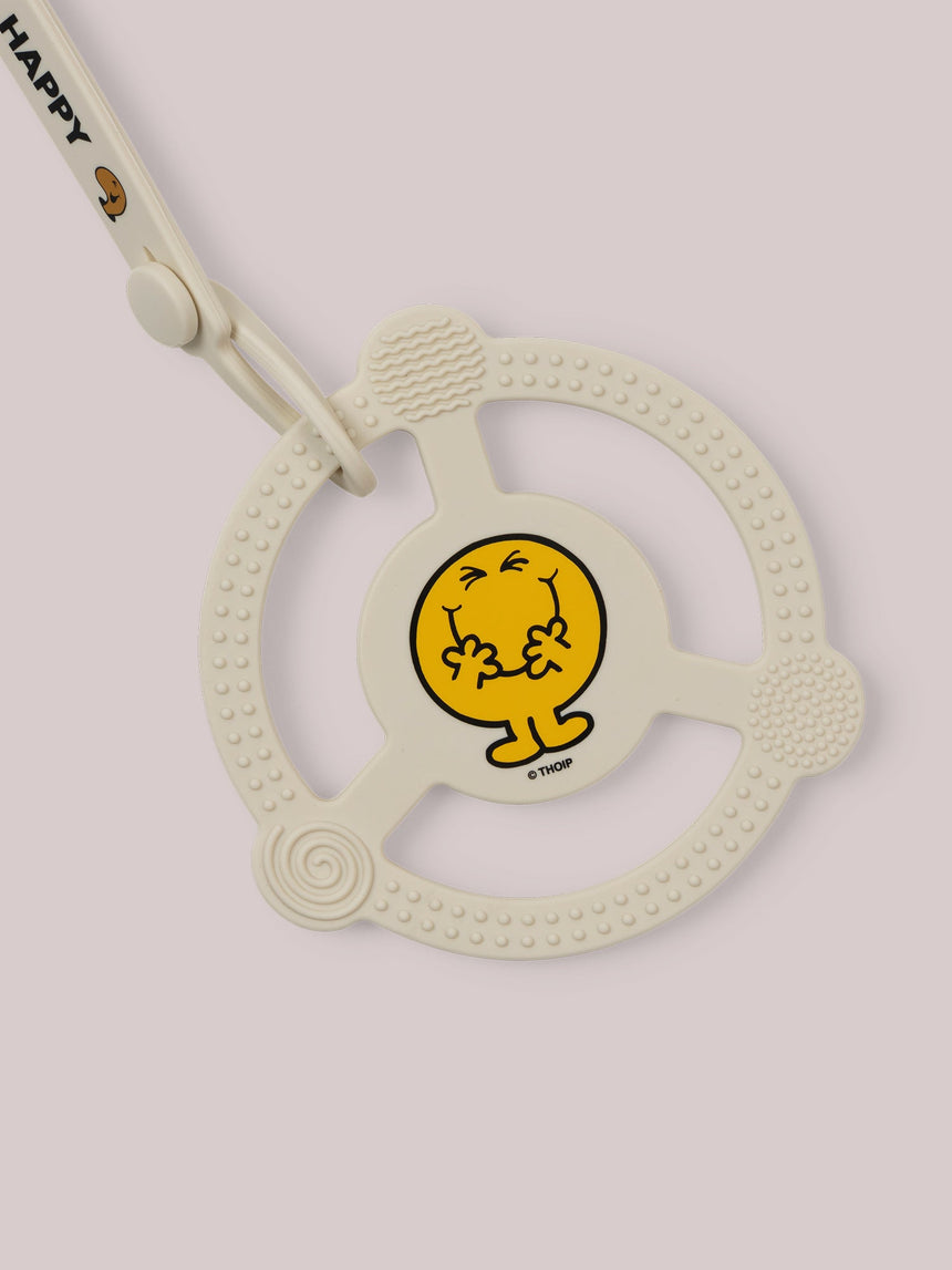 Silicone Teether Ring & Detachable Clip - Mr. Happy™