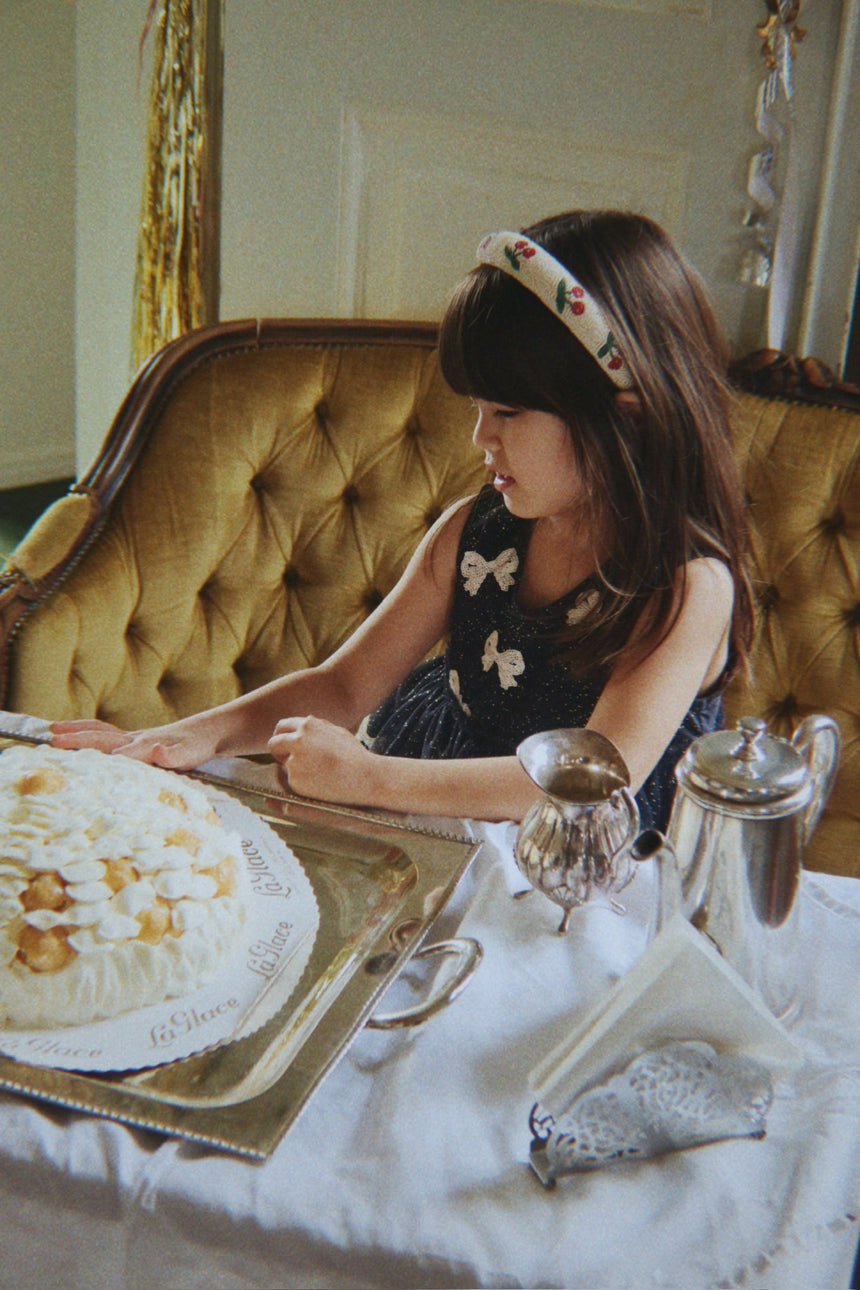 Konges Slojd Beaded Hairbrace - Cherry